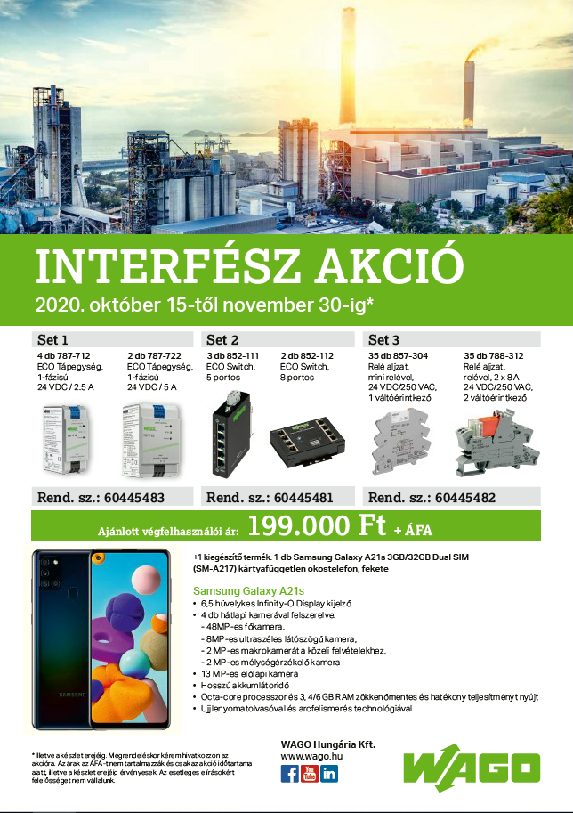 WAGO Interfész Akció