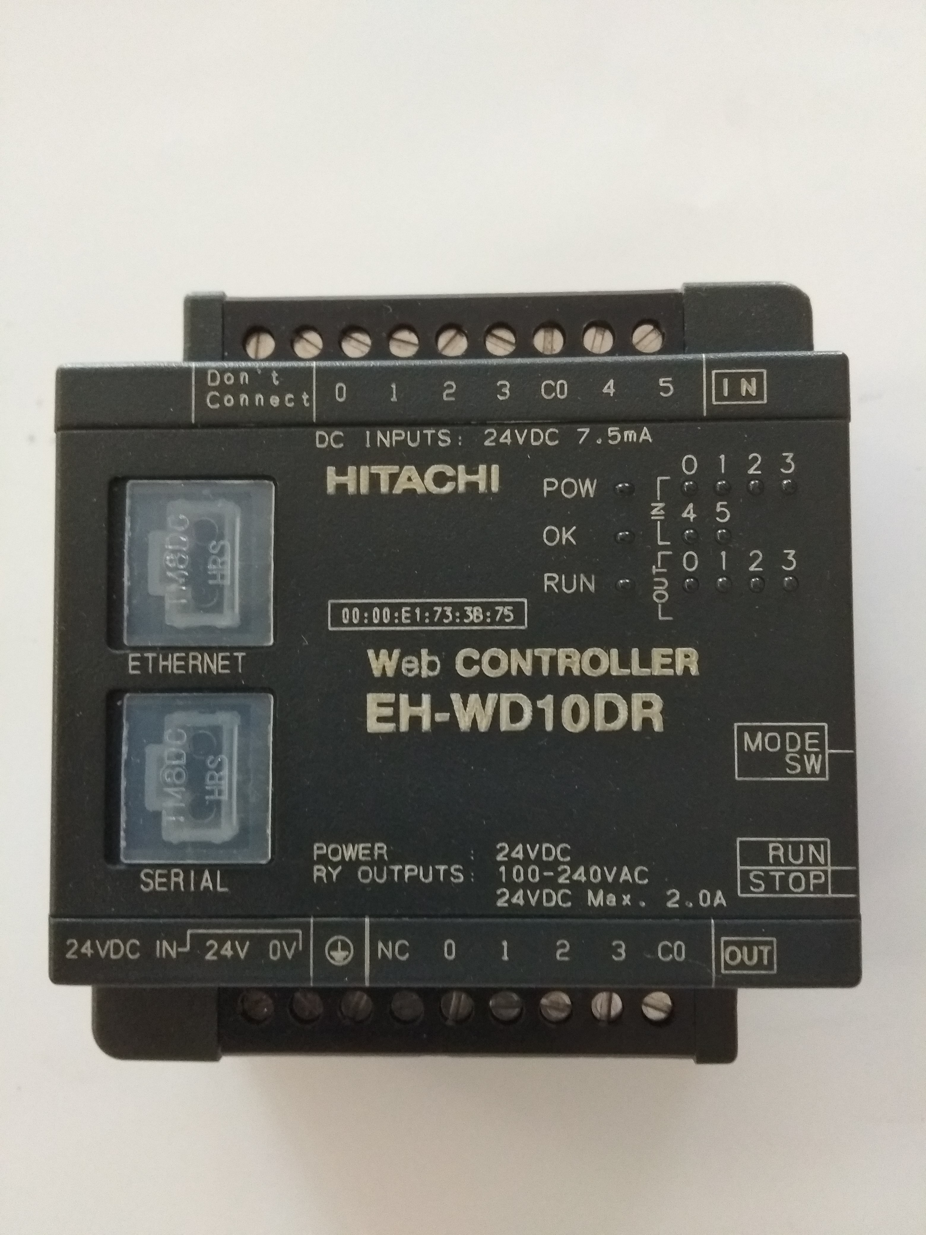 HITACHI EH-WD10DR PLC Web Controller